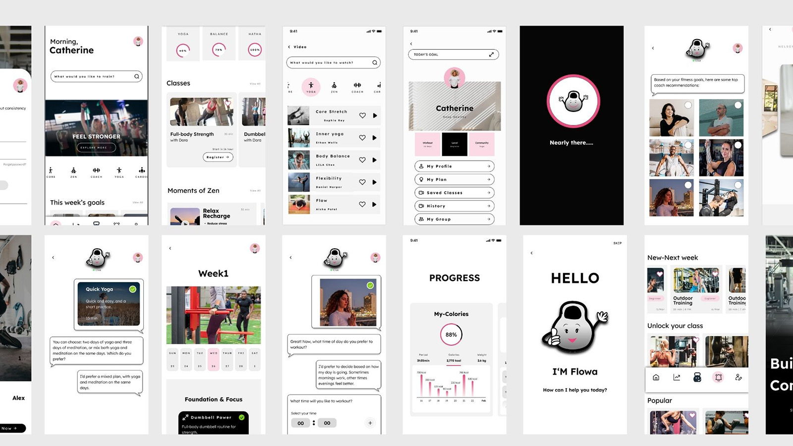 colour, font, and logo with some picture showcase the brand.